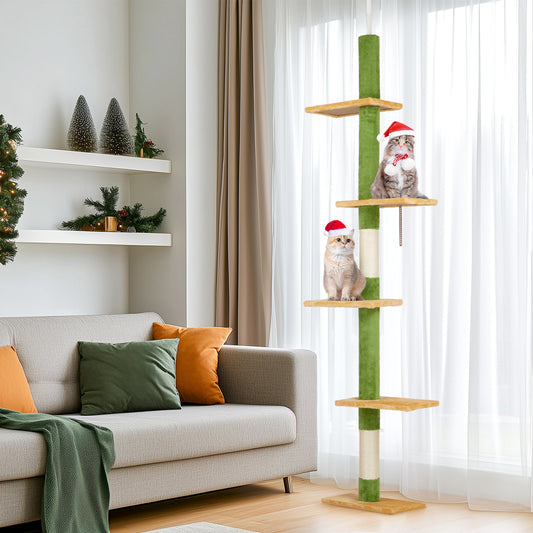 90-106 Inch Indoor Cat Tree Cat Tower