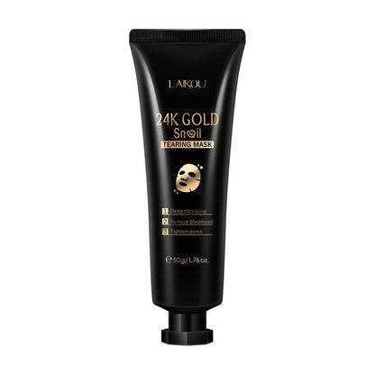 Foil Snail Tear-Off Mask Hydrating | Gold Peel Off Mask - Essential Loved