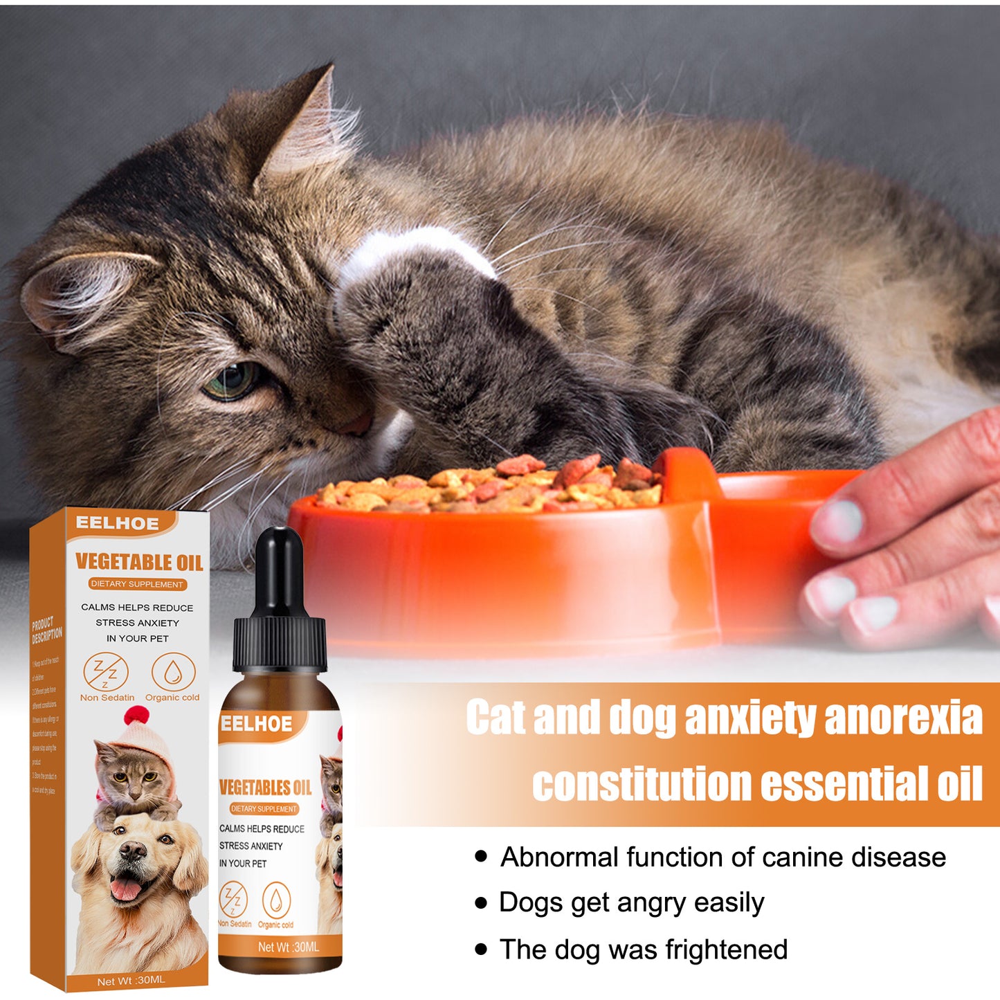 Relieve Anxiety - Hemp Seed Oil Health Enhancement Care Essence | Essential Oils To Calm Dogs - Essential Loved