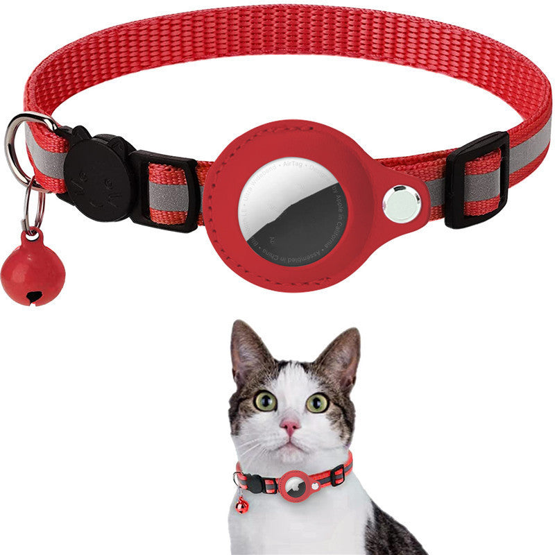 Reflective Nylon Collar | Holder Case For Airtag Air Tag Airtags Protective Cover Waterproof Dog Collar - Essential Loved