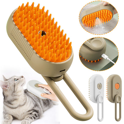 3 In 1 Electric Spray pet Brushes For Massage | Cat Steam Brush - Essential Loved