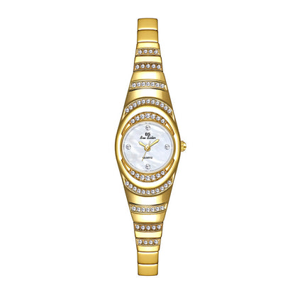 Ladies Gold Watch Diamond Wristwatch Female Fashion Bracelet Watches Women Full Diamond Watch