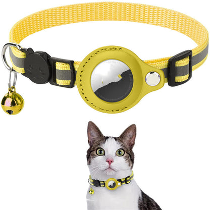 Reflective Nylon Collar | Holder Case For Airtag Air Tag Airtags Protective Cover Waterproof Dog Collar - Essential Loved
