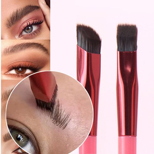 Wild Eyebrow Brush with high-quality nylon bristles and sleek aluminum handle for perfect makeup application.