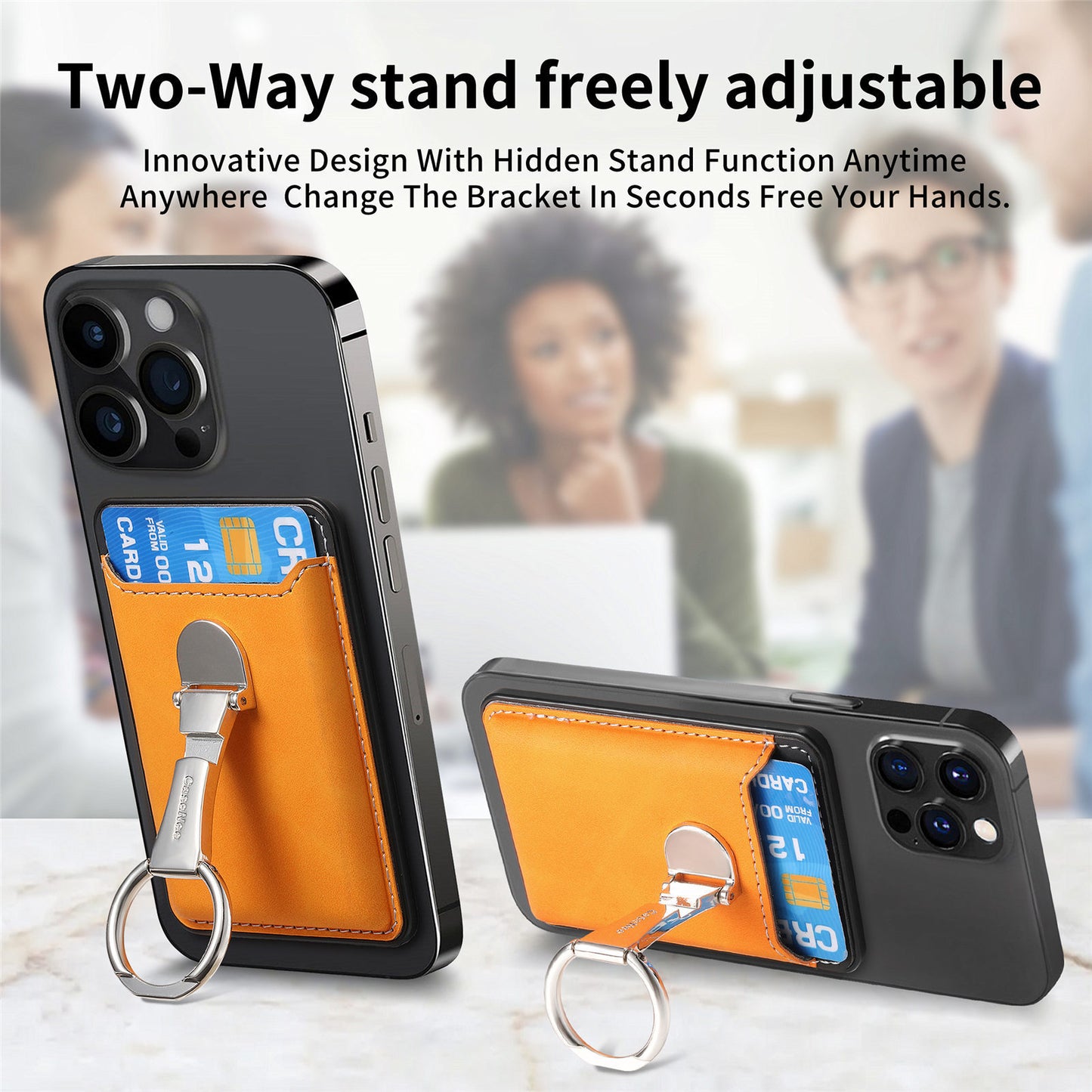 Super Magnetic Card Holder Hand Back Sticker Magnetic Card Holder - Essential Loved