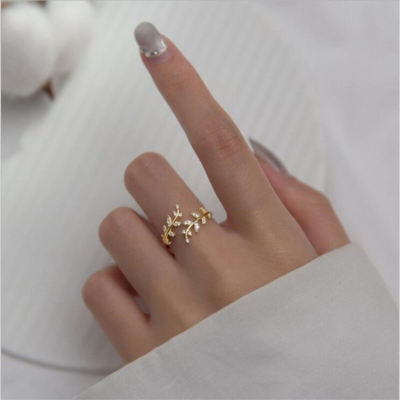 Branch Ring For Woman Fashion Spring Summer Jewelry | Leaf Wedding Ring - Essential Loved