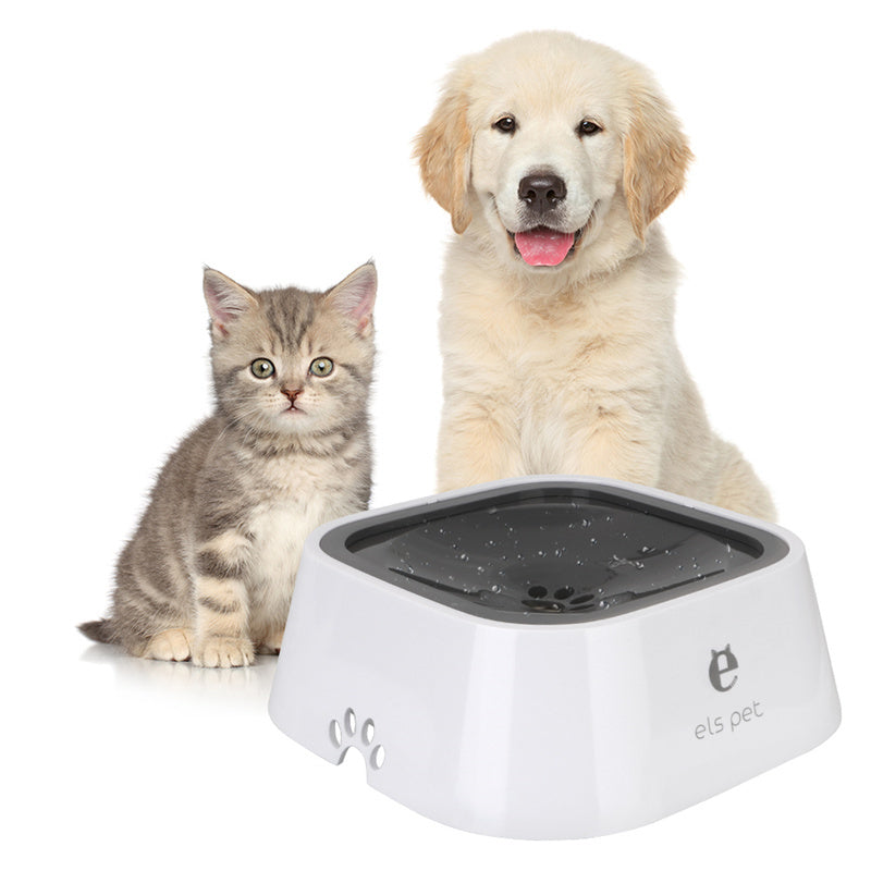 Feeder Dispenser Pet Fountain Abs&Pp Dog Supplies Anti-Overflow 1.5L Slow Water Feeder For Dogs - Essential Loved
