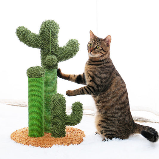 Zongzi Colored Cactus Cat Scratching Pillar