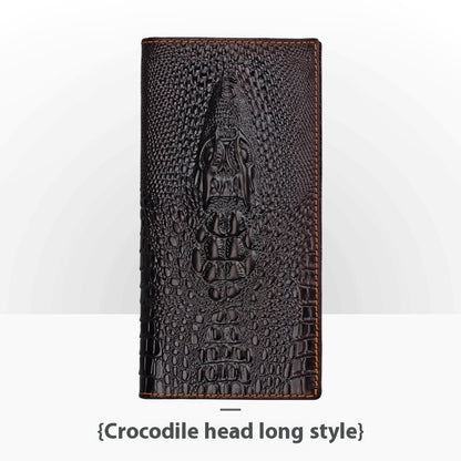 Personalized Retro Handmade Embossed Leather Wallet For Man