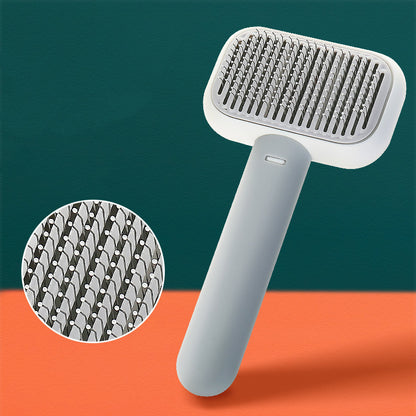 Comb Open-Knot Brush Grooming Cleaning Tool Stainless Steel Comb | Dog Massage Brush - Essential Loved