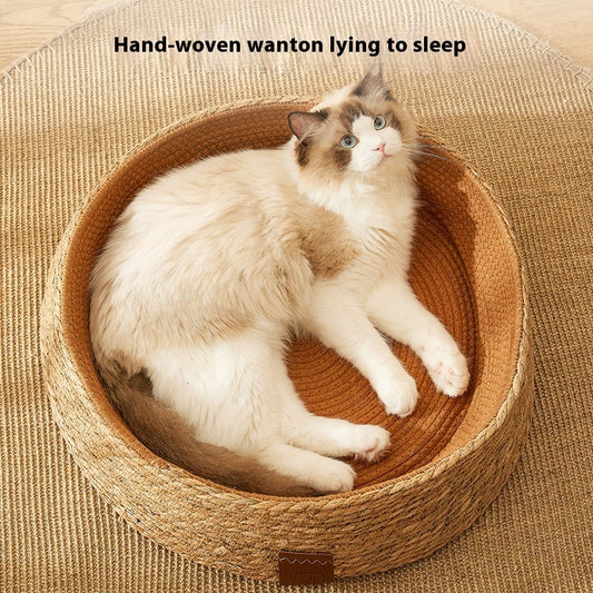 PE Rattan Cat Litter Cat Scratch Board Integrated Wear-resistant Cat Summer