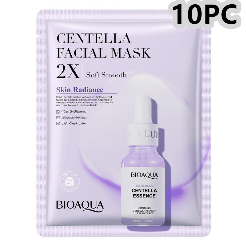 Collagen face mask with Centella essence for moisturizing and firming skin care.