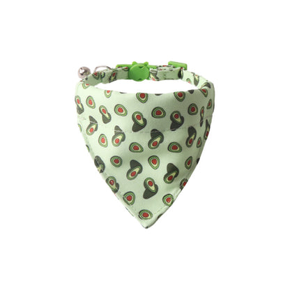 Pet Collar Colorful Fruit Series With Bell