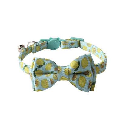 Pet Collar Colorful Fruit Series With Bell