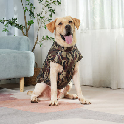 Pet Clothing Winter Thickened Dog Camouflage Clothes