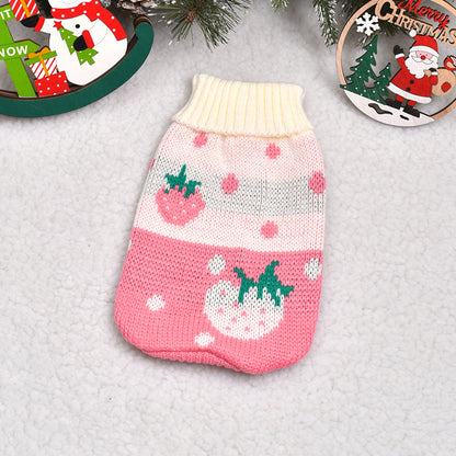 Pet Sweater Thickened Dogs And Cats Sweater