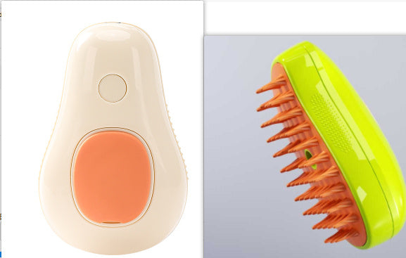 Electric Self Cleaning Steam - Avocado Shape Brush For Massage | Steamy Cat Brush - Essential Loved