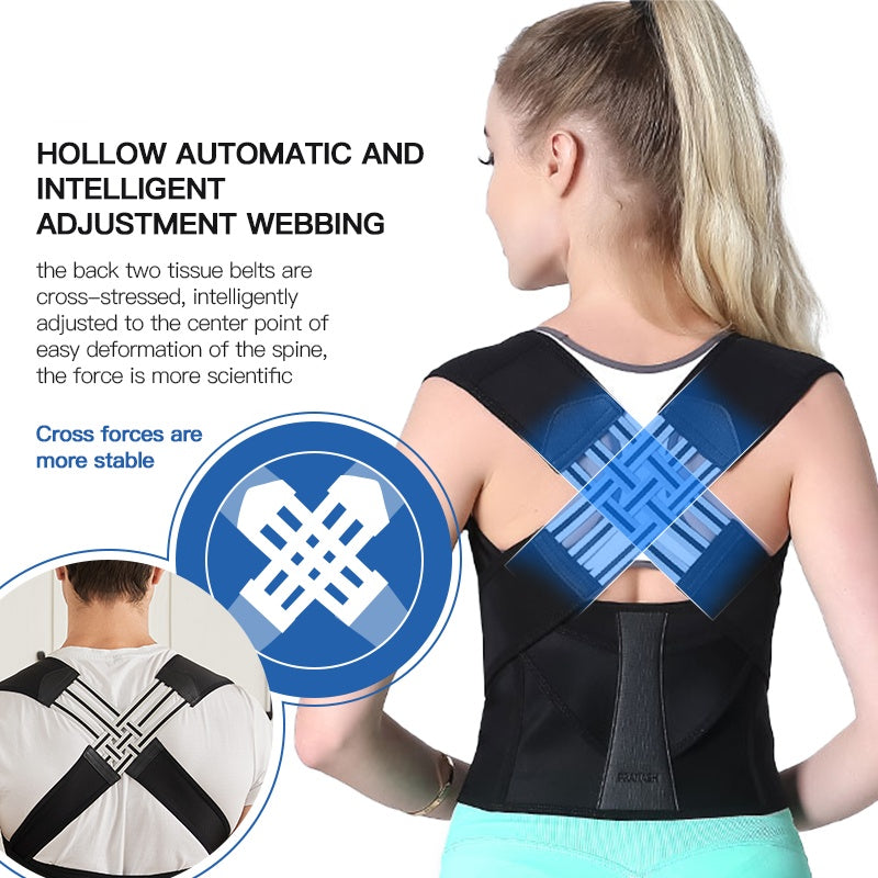 Anti Hunchback Correction Posture Invisible Back Correction Strap | posture corrector belt - Essential Loved