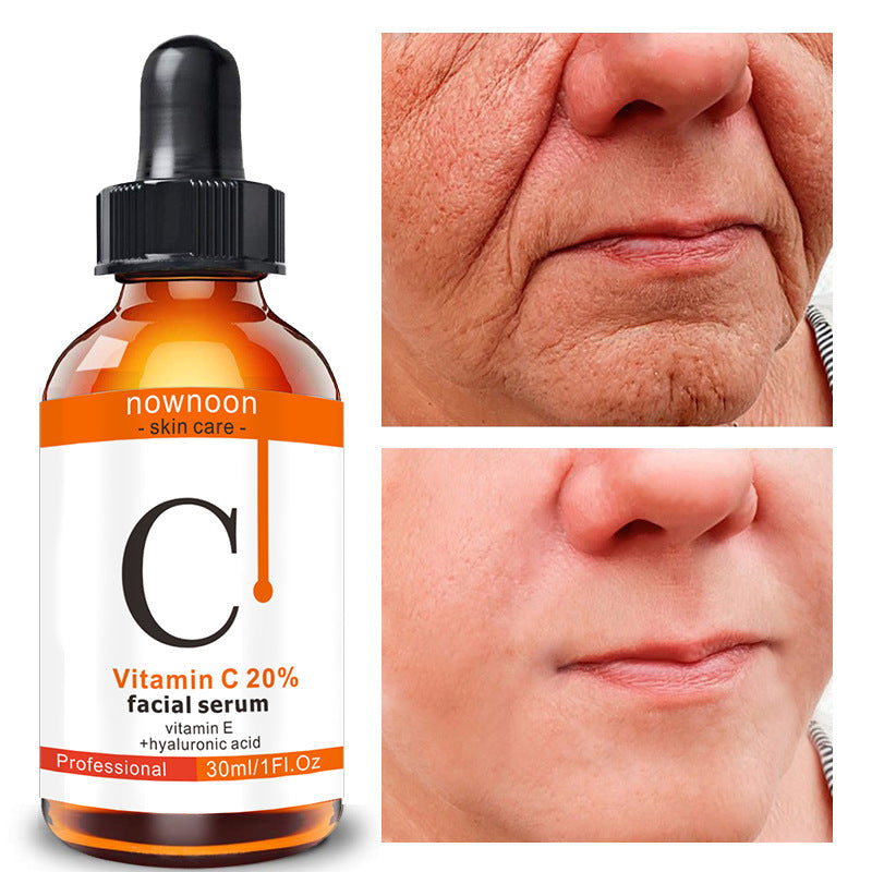 Vitamin C Facial Serum 30ml with hydration benefits and snow lotus ingredient.