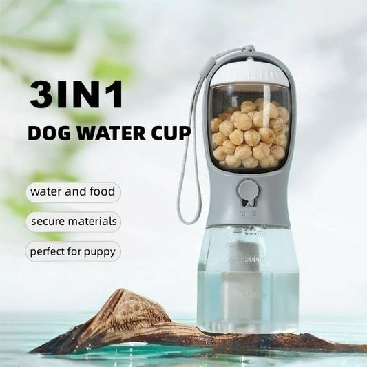 Three-in-one Portable Small Multi-functional water cup for dogs - Essential Loved