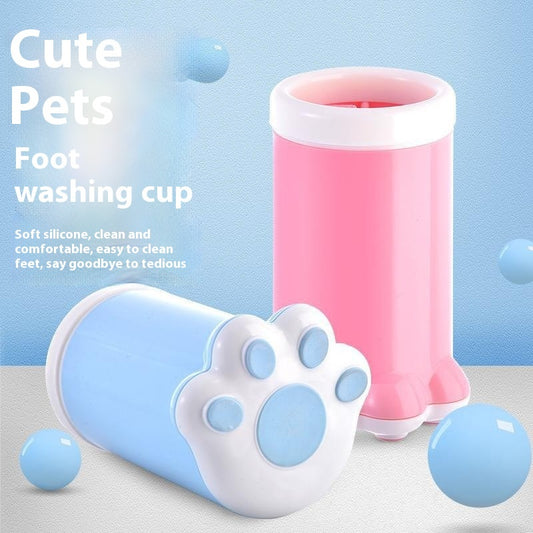 Dog Cleaning And Beauty Tools Portable Dog's Paw Large Silicone Foot-washing Machine