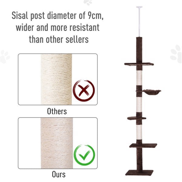 Wooden Cat House - Cat Tree | Cat Climbing Tower - Essential Loved