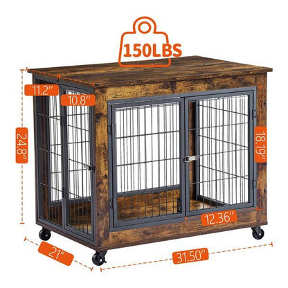 Stylish Dog Cage End Table Furniture Dog Cage - Essential Loved