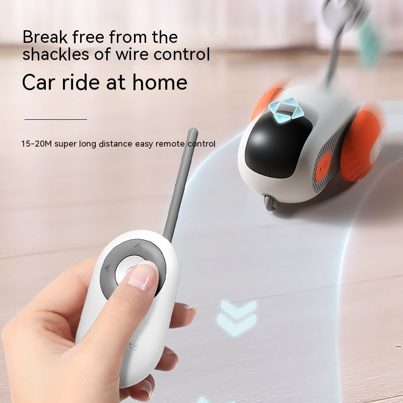 Remote Control Interactive Cat Car Toy USB Charging Chasing Automatic Self-moving Remote Smart Control | Cat Car Toy - Essential Loved