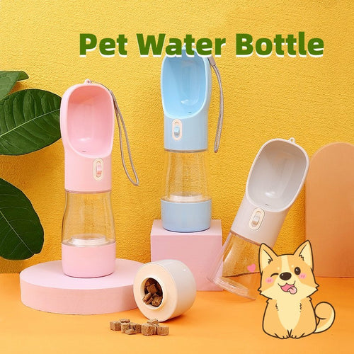 Portable Pet Supplies - Outdoor Travel Water Dispenser Feeder | Water Bottle For Pets - Essential Loved