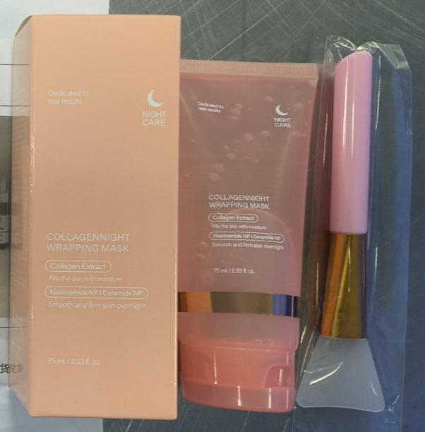 Face Night Mask - Natural Ingredients Firming Elasticity & Hydration  Anti-wrinkle For Skin Care | Collagen Night Wrapping Mask - Essential Loved