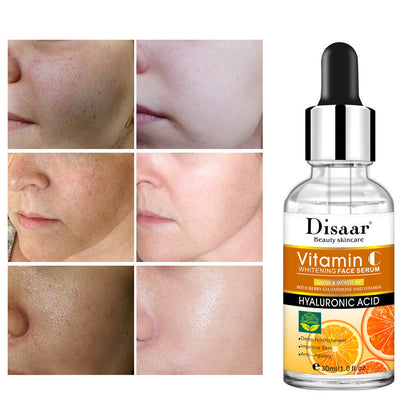 Hyaluronic Acid Vitamin C face serum with brightening and moisturizing benefits.