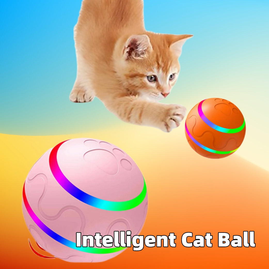 Pet New Cat Wicked Ball Toy Intelligent Ball USB Cat Toys Self Rotating Ball Automatic Rotation | Cat Toys Ball - Essential Loved