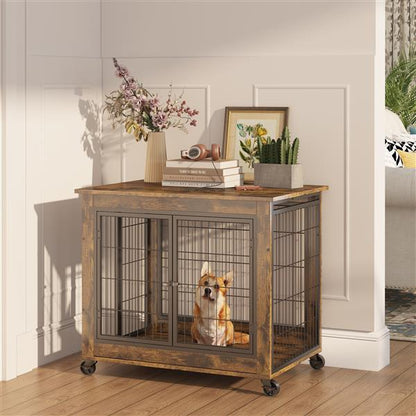 Stylish Dog Cage End Table Furniture Dog Cage - Essential Loved