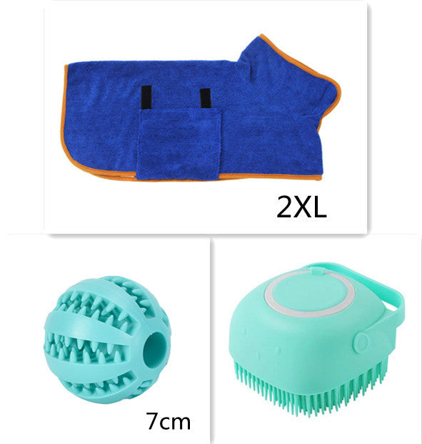 Silicone Bath Massage Gloves Brush Dog And Cat Grooming Supplies | Shampoo Massage Brush - Essential Loved