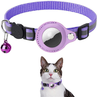 Reflective Nylon Collar | Holder Case For Airtag Air Tag Airtags Protective Cover Waterproof Dog Collar - Essential Loved